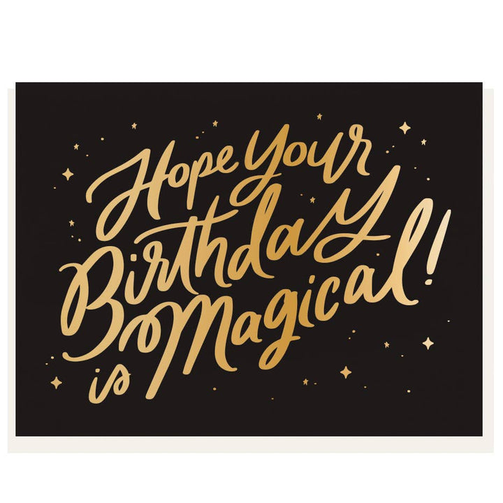 Magical Birthday - Foil Birthday Greeting Card