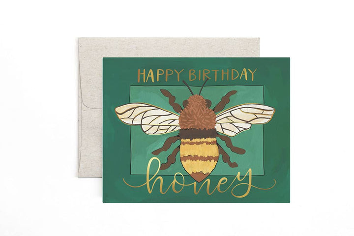 Happy Birthday Honey Greeting Card