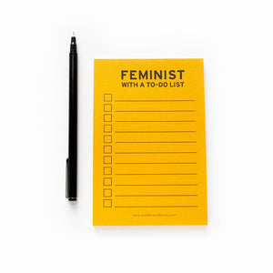 Feminist With A To-Do List notepad
