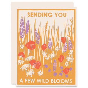 Sending You Wild Blooms Friendship Card