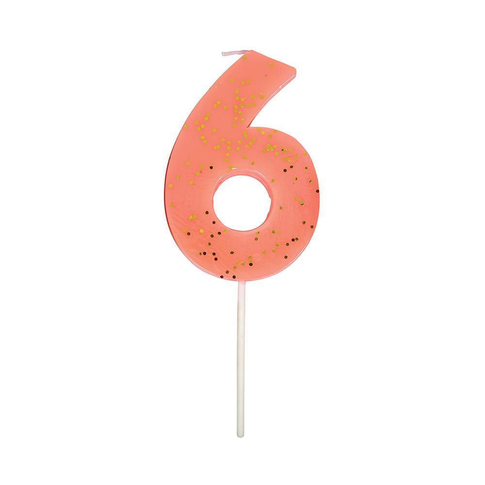 Meri Meri Glittered Number Birthday Candle