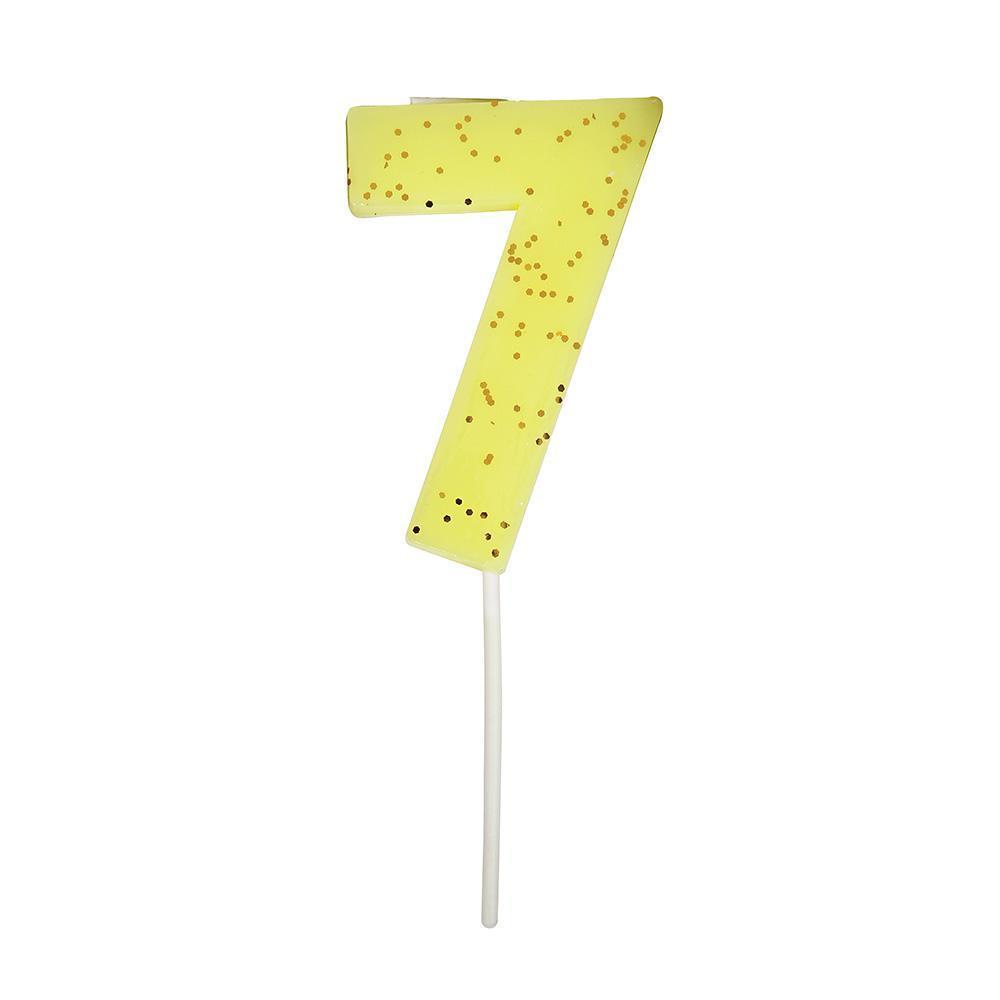 Meri Meri Glittered Number Birthday Candle
