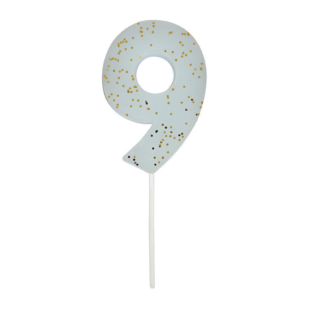 Meri Meri Glittered Number Birthday Candle