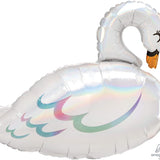 Iridescent Swan Balloon