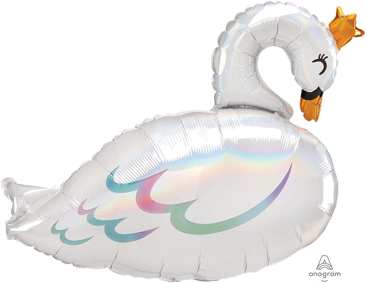 Iridescent Swan Balloon
