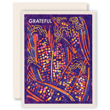 Grateful (Rainbow Corn) Thank You Card