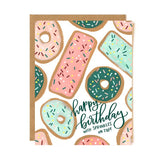 Donut Birthday Greeting Card Stationery