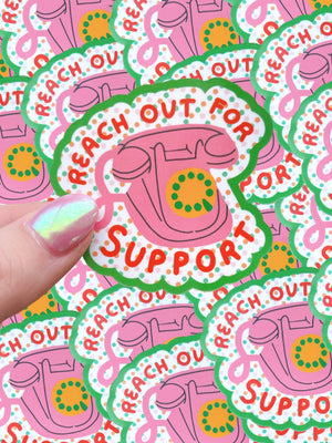 Mental Health / Reach Out for Support Sticker