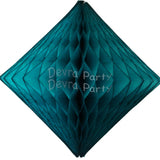 Devra Honeycomb Tissue Paper Decoration Diamond 12" (Multiple Colors Available)