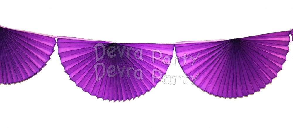 Tissue Paper Bunting Garland (Multiple Colors Available)