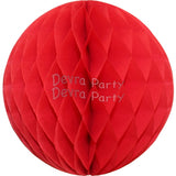 Honeycomb Tissue Paper Decoration Ball (Multiple Sizes & Colors)