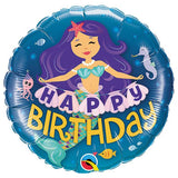 Mermaid Birthday Foil Balloon