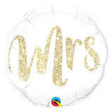 Mrs. Glitter Foil Balloon