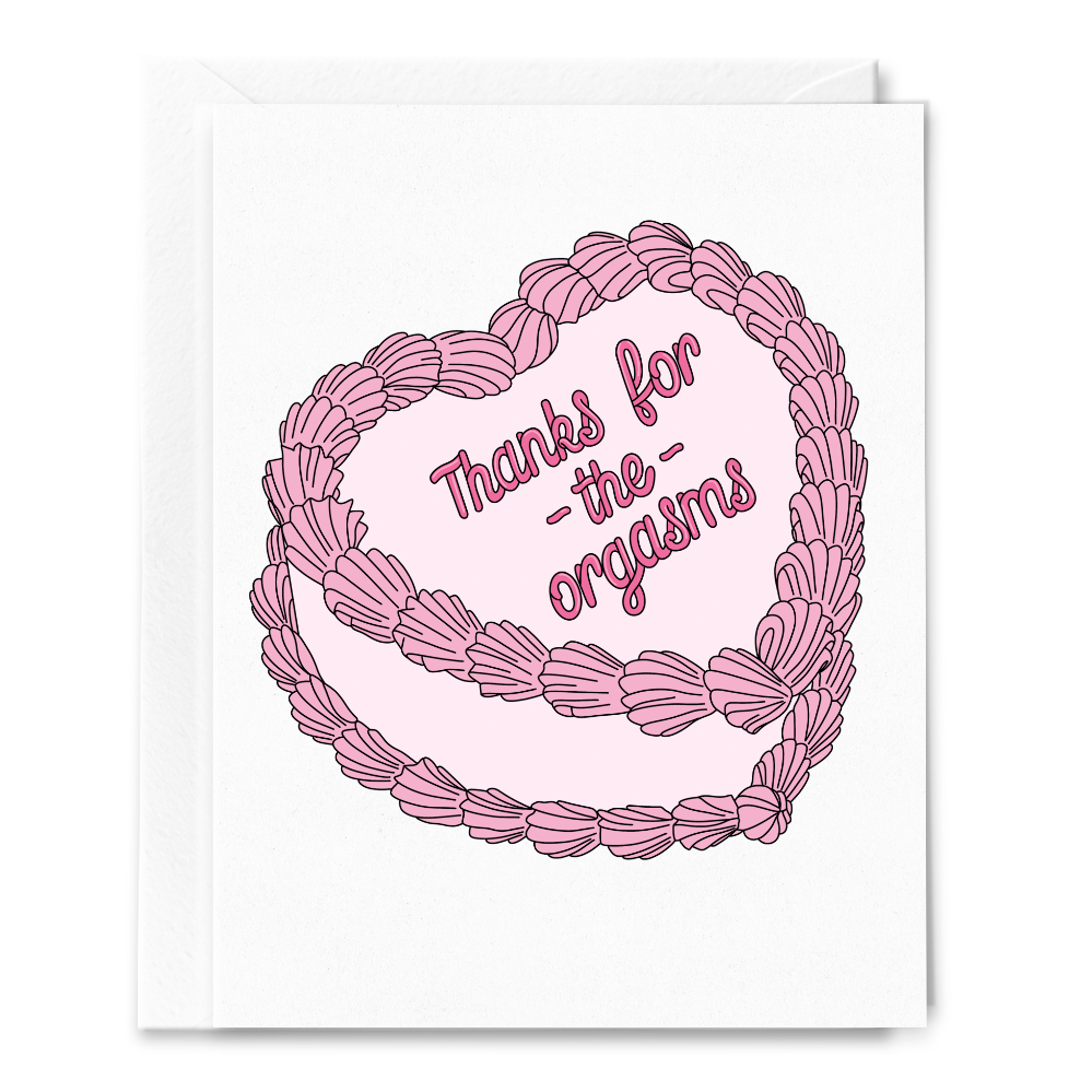 Sammy Gorin Valentine's Day Love Card Thanks for Orgasms