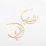 Hoop Earrings - Fuck
