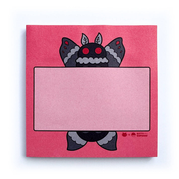 Kitty with a Cupcake Sticky Notes Mothman