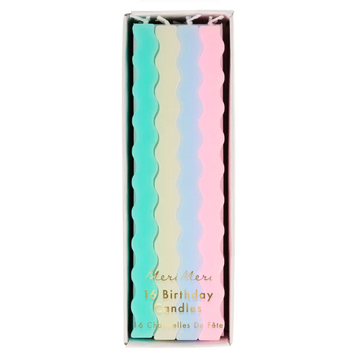 Meri Meri Pastel Wavy Candles