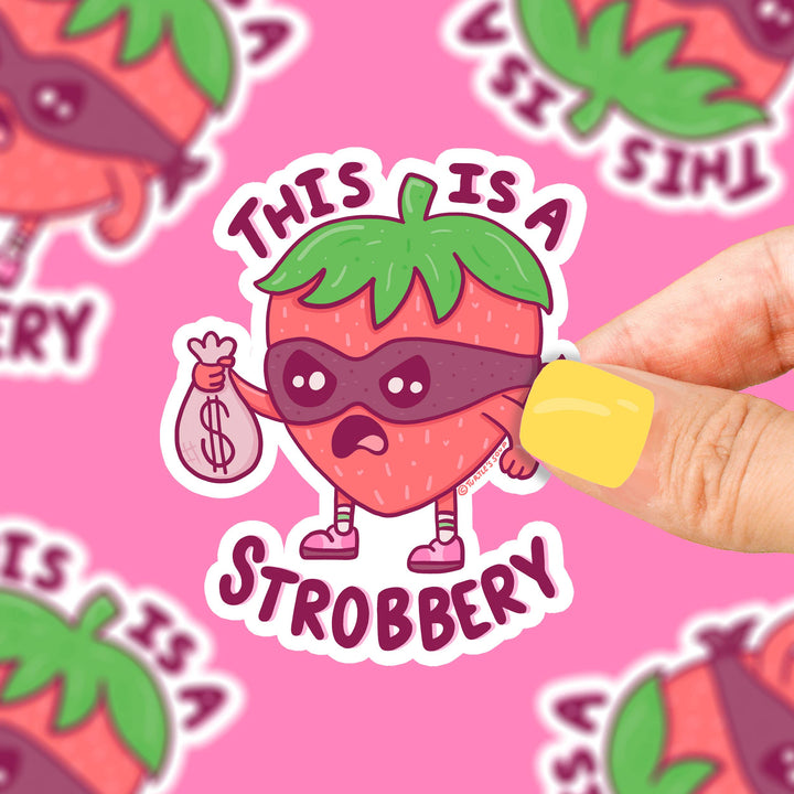 Turtle Soup Sticker - This is a Strobbery Strawberry