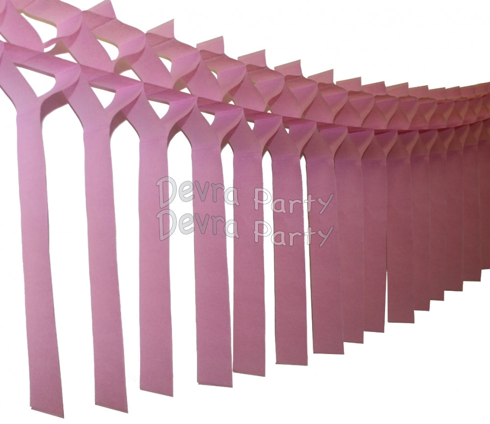 Streamer Tissue Paper Garland Decoration (Multiple Colors Available)