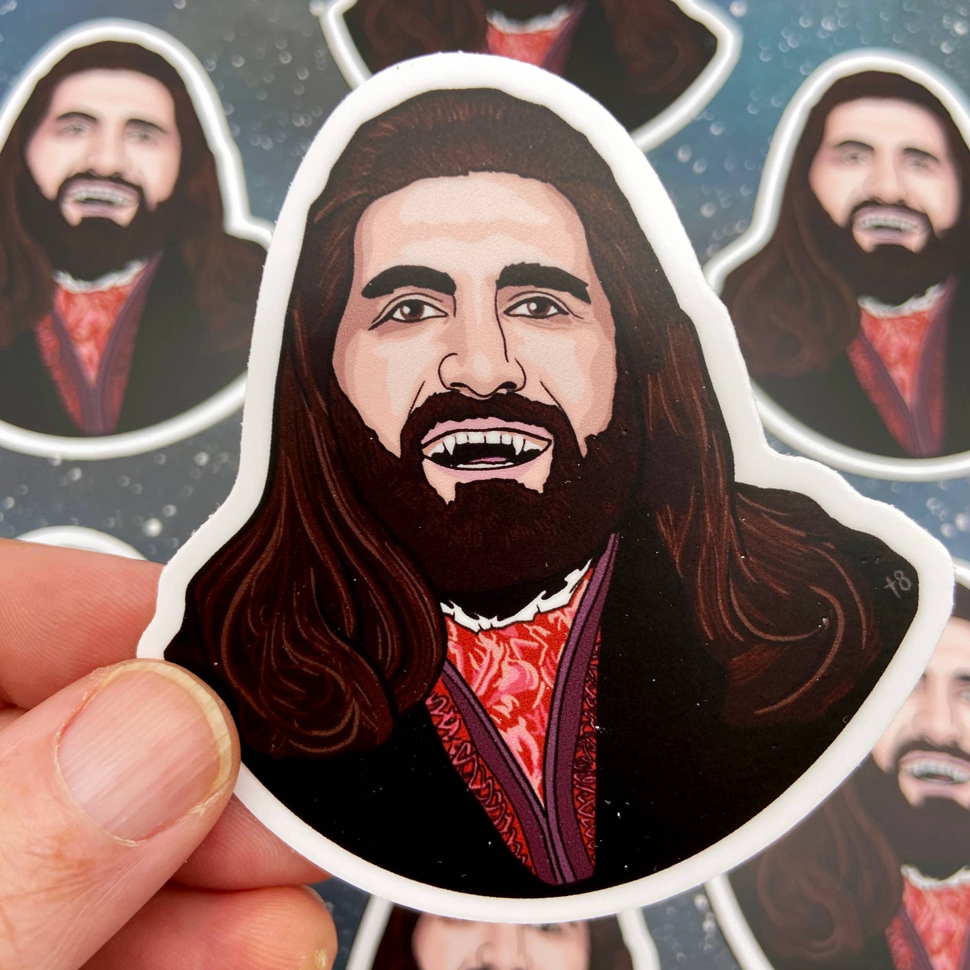 Red Swan Sticker Nandor What We Do in the Shadows