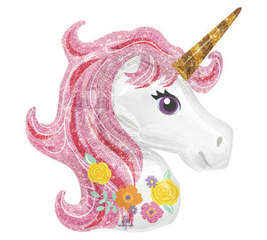 Magical Pink Unicorn Foil Balloon