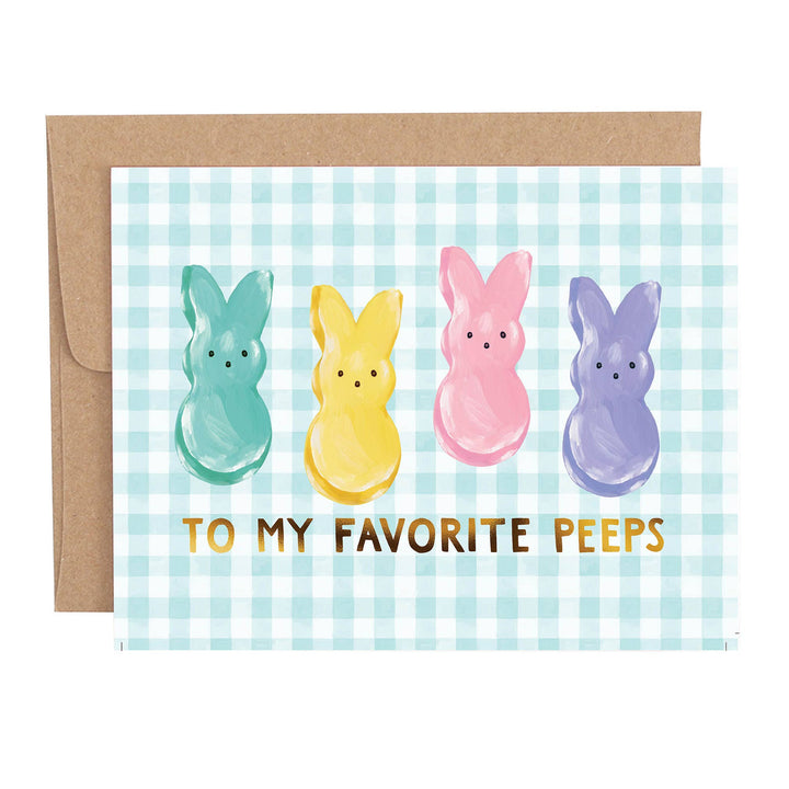 To My Favorite Peeps Easter Greeting Card