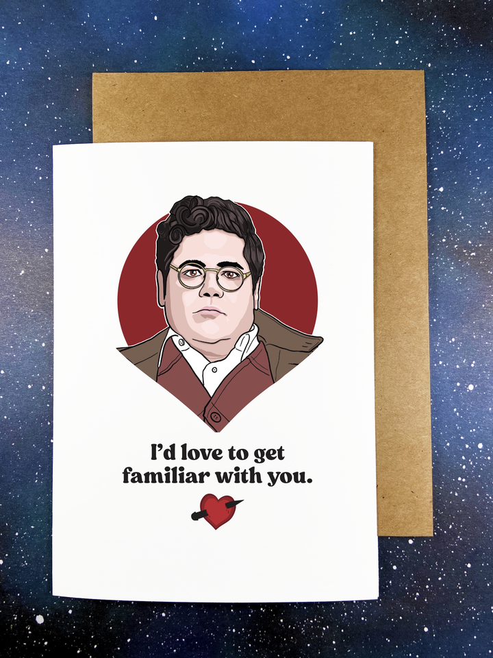 Red Swan Love Anniversary Valentine's Card Guillermo Familiar With You