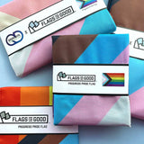 Double-Sided Progress Pride Flag