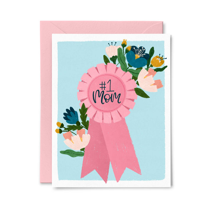 Number One Mom - Mother's Day Greeting Card