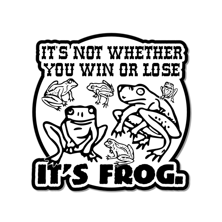 Arcane Bullshit Sticker It's Frog