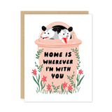 Possum Home Trash - Love/Anniversary Card