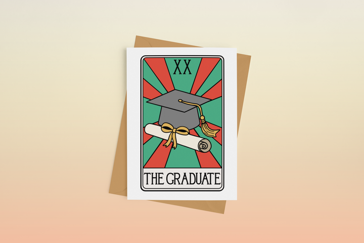 The Graduate Tarot Card Greeting Card