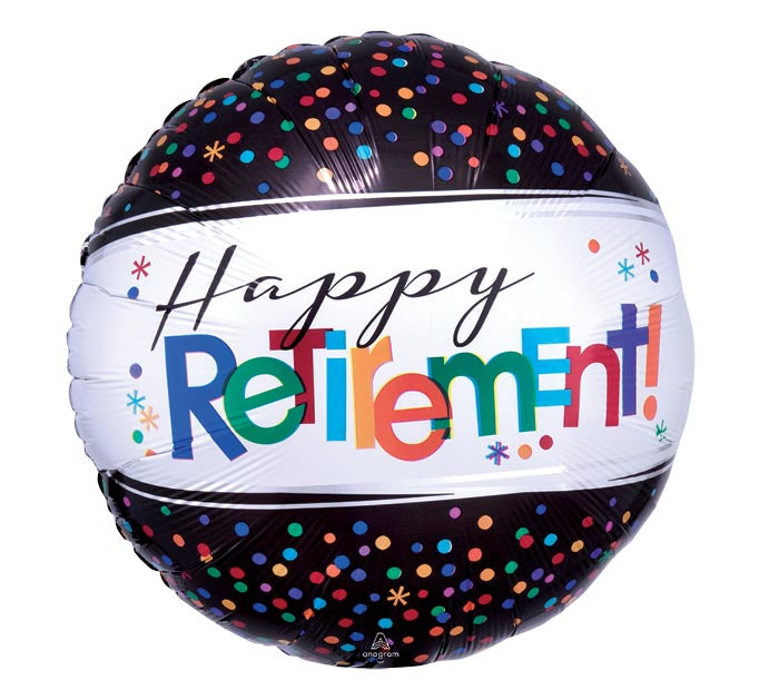 Officially Retired Retirement Foil Balloon