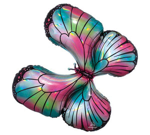 Holographic Butterfly Foil Balloon