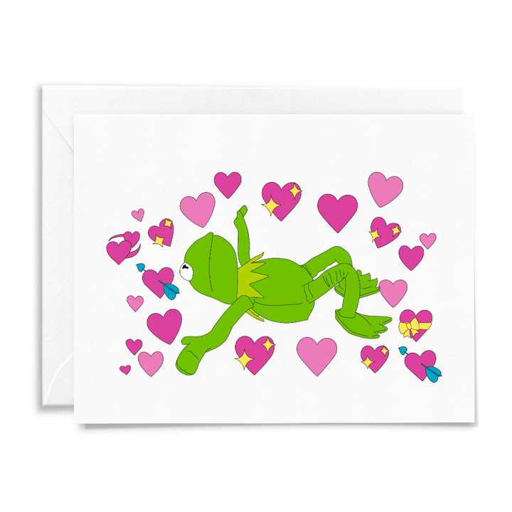 Kerm in Love Meme Card