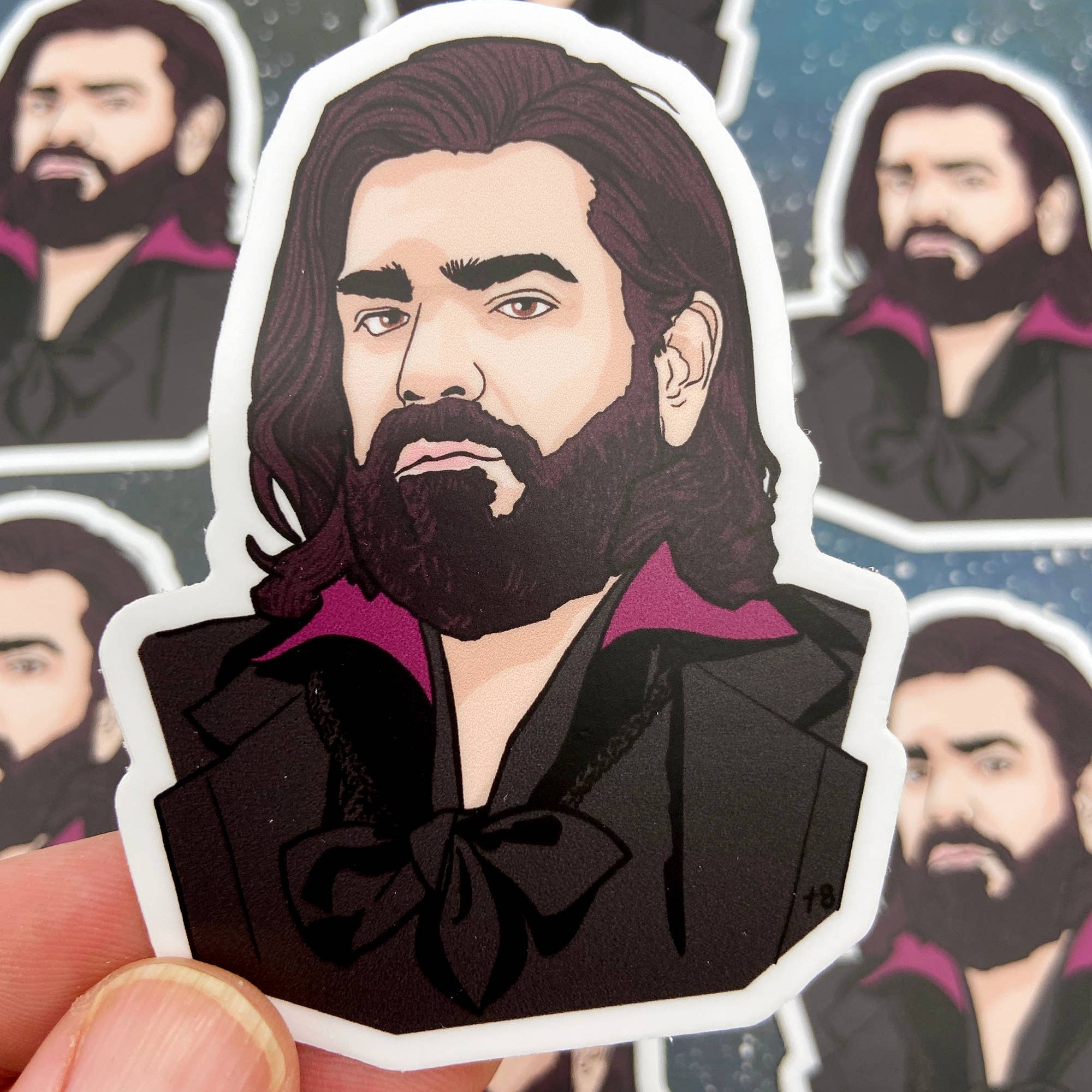 Red Swan Sticker Laszlo What We Do in the Shadows