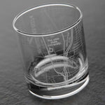 Well Told Columbus Ohio College Town Map Rocks Glass