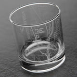 Well Told Columbus Ohio College Town Map Rocks Glass
