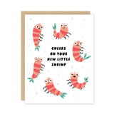 Baby Shrimp Expecting - Baby/Pregnancy Card