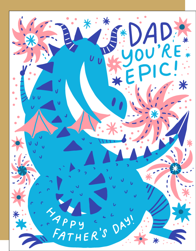 Dragon Dad Card