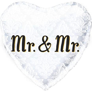 Mr. & Mr. Heart Foil Balloon