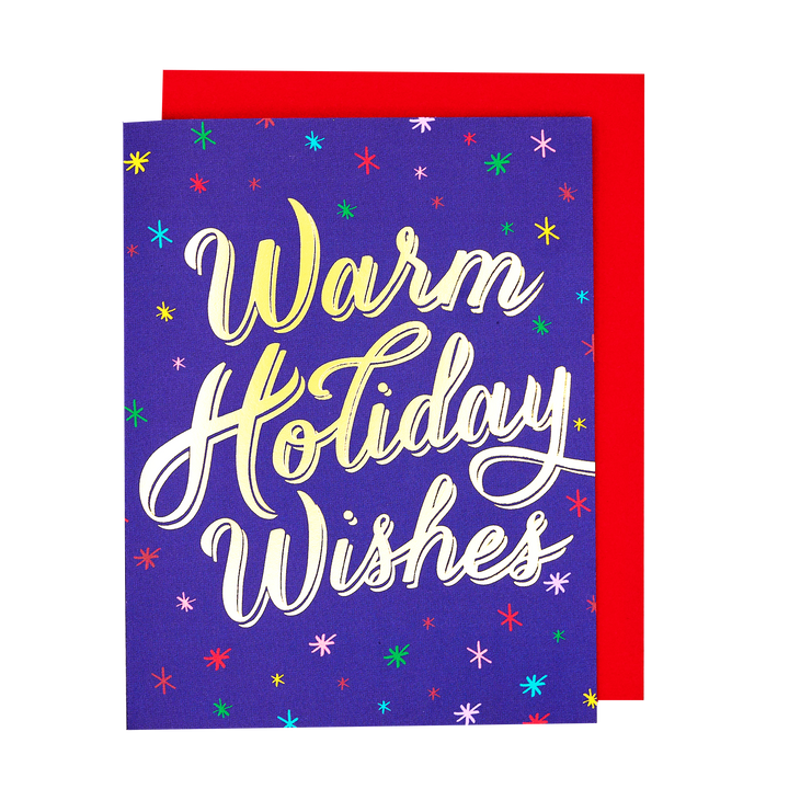 Warm Wishes Holiday Card