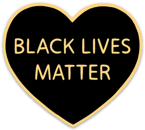 Black Live Matter Heart Die Cut Magnet