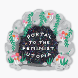 Feminist Utopia Portal - Glitter Sticker