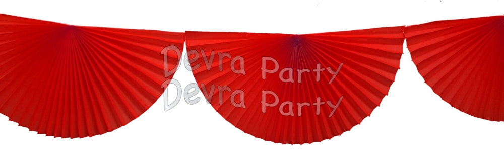 Tissue Paper Bunting Garland (Multiple Colors Available)