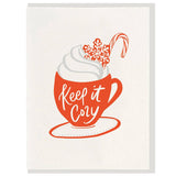 Keep It Cozy - Letterpress Card