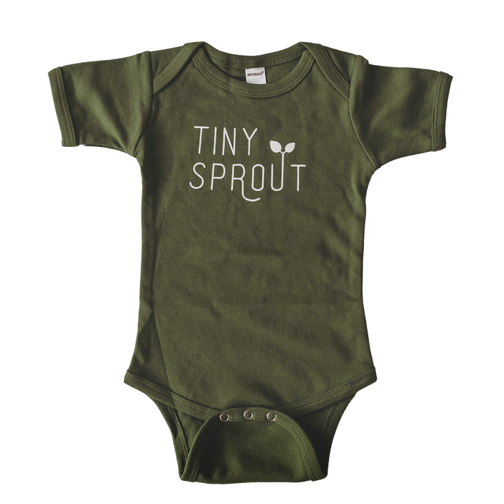 Tiny Sprout baby onesie: 3-6m