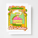 Wake Bake Eat Cake Birthday Card
