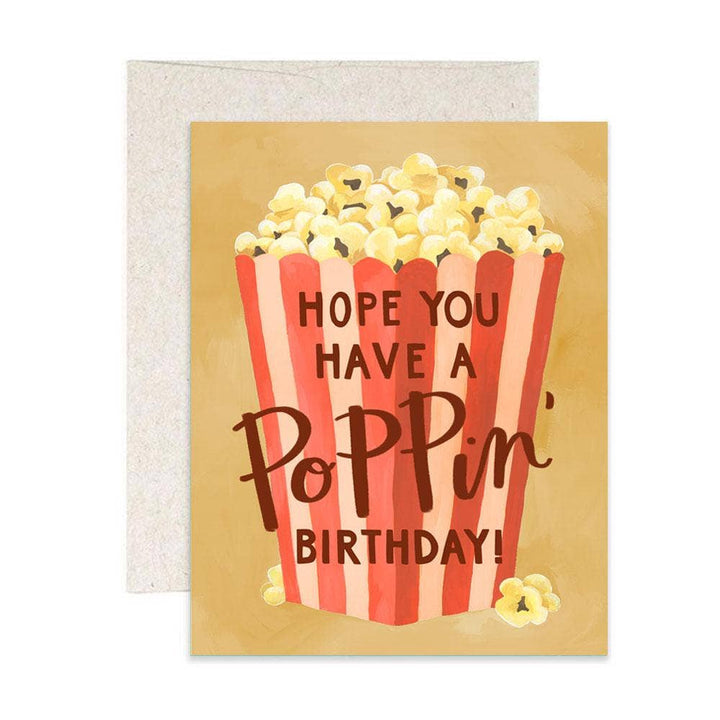Birthday Popcorn Greeting Card