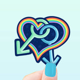 Turtle Soup Male Love Sticker Pride